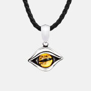 Vintage Devil Eye Stainless Steel Pendant