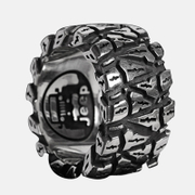 Bague pour homme en argent sterling Tire