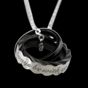 Always Be With You Stainless Steel Pendant