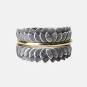 Split Lotus Sterling Silver Ring