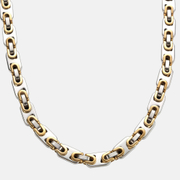Collana In Acciaio Inossidabile Argento E Oro