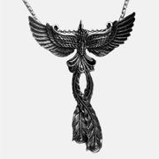 Phoenix breitet Flügel aus Edelstahl für Herren aus