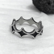 Simple Irregular Star Stainless Steel Ring