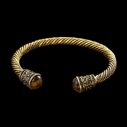 Viking Turquoise Tiger Eye Men's Bracelet