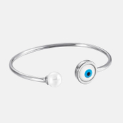 Evil Eye Stainless Steel Bracelet