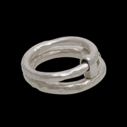 Minimalist Sterling Silver Double Ring
