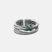 Twist Knot Sterling Silver Ring