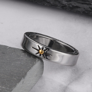 Sun Stainless Steel Ring