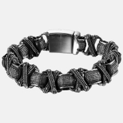 Intersect Totem Stainless Steel Men's Bracelet