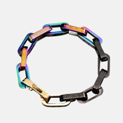 Hip Hop Square Men's Stainless Steel Bracelet