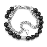 Multi-layer Heartbeat Stainless Steel Couple Bracelet