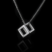 Retro Square Stainless Steel Men's Necklace