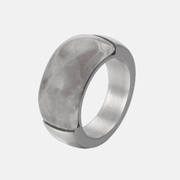 Natural Stone Stainless Steel Women's Ring