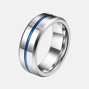 Simple Tungsten Steel Men's Ring