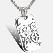 Punk Gear Stainless Steel Pendant