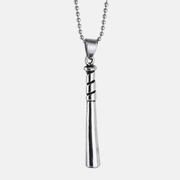 Baseball Bat Pattern Stainless Steel Pendant