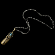 Reteo Feather Stainless Steel Men's Pendant