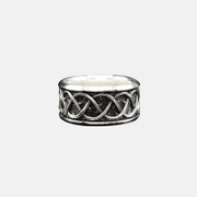 Simple Celtic Knot Thorns Sterling Silver Engagement Ring