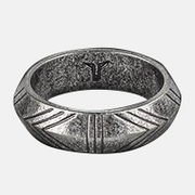 Minimalism Totem Stainless Steel Men's Ring