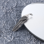 Eagle Head Feather Stainless Steel Pendant