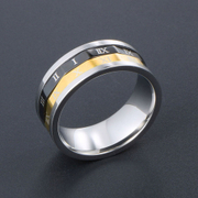Turning Time Stainless Steel Spinner Ring