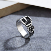 Belt Buckle Stainless Steel Men’s Ring