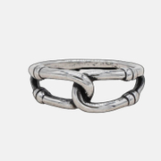 Simple Knot Tying Stainless Steel Ring