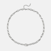Collana in acciaio inossidabile con naso di maiale