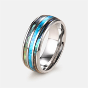 Minimalist Pattern Stainless Steel Ring