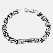 Retro Mysterious Totem Stainless Steel Men's Bracelet