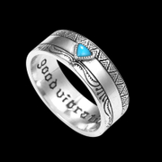 Indian Sterling Silver Turquoise Ring