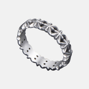 Vintage Octagonal Stainless Steel Ring
