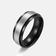 Minimalist Stainless Steel Spinner Ring