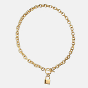 Simple Lock Stainless Steel Necklace