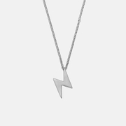 Hip Hop Lightning Stainless Steel Men's Necklace