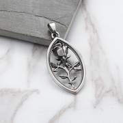 Rose Stainless Steel Pendant
