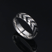 Fashion Tire Stainless Steel Ring